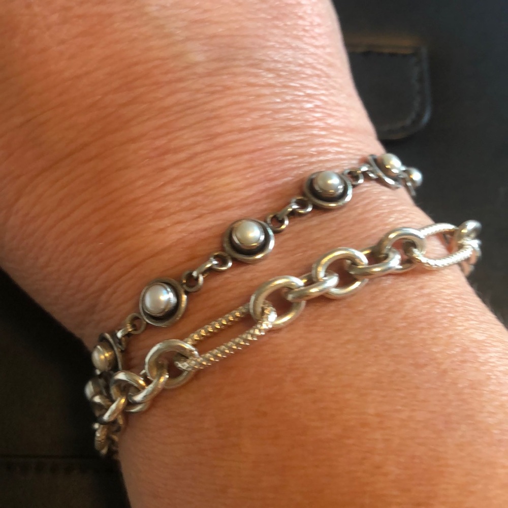 2 Silver Bracelets - image 1